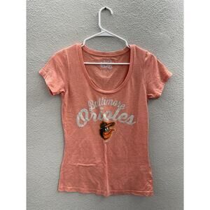 Touch by Alyssa Miland Womens Shirt Size Small Baltimore Orioles Short Sleeve